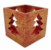 Sarana Tealight Holder Red