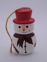 Sarana Christmas Hanger Snowman Red