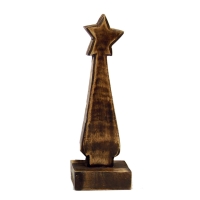 Sarana Christmas Tree Mango Wood Star