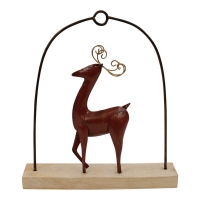 Sarana Ornament Reindeer Metal