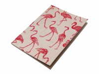 Return To Sender Notebook Flamingos A6 Pink/White