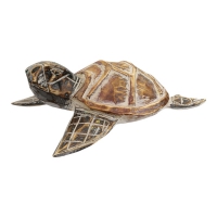 Sarana Wooden Turtle Brown L